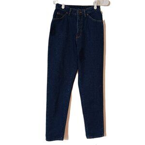 Gap Y2K Vintage High Rise Baggy Dark Blue Denim Jeans Juniors Size 9/10